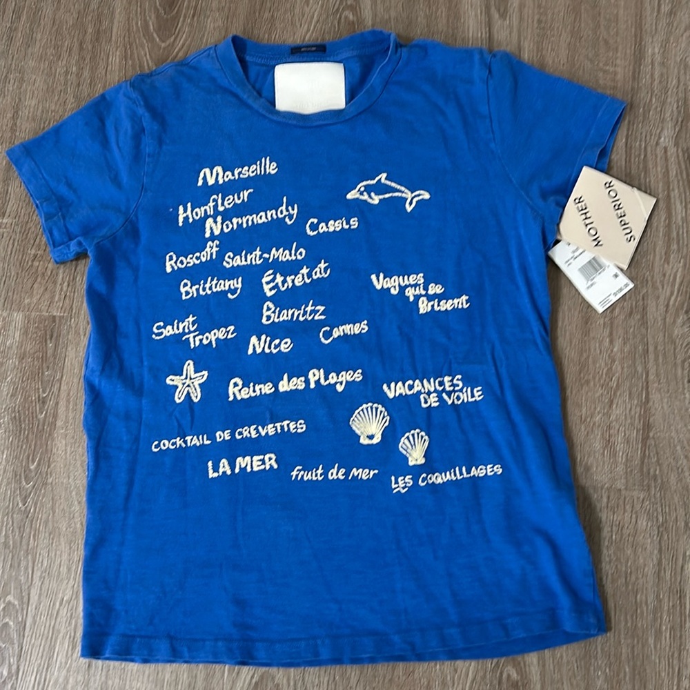 NWT MOTHER The Sinful Marseille T-Shirt